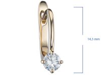 Серьги из желтого золота э0312сг08220751