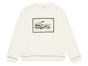 Мужской хлопковый свитшот Lacoste стандартного кроя
