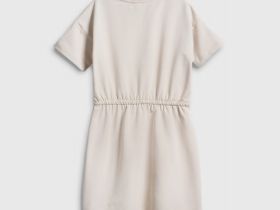 Трикотажное платье для девочек, Бежевый