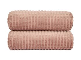 Плед Meo, пыльная роза