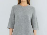 Джемпер из пряжи с шерстью альпака, Серый