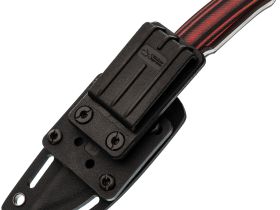 Туристический нож Asket, сталь N690, рукоять G10, черно-красный, Kizlyar Supreme