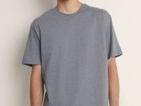 Футболка свободного силуэта в полоску