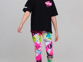 Фуфайка трикотажная для девочек (футболка)