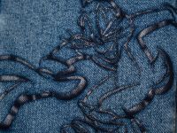 Брюки текстильные джинсовые утепленные флисом для мальчиков