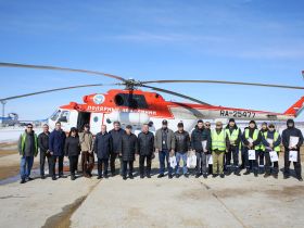 После капремонта в Якутию вернулся вертолет Ми-8МТВ