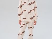 Комплект трикотажный для девочек: толстовка, брюки