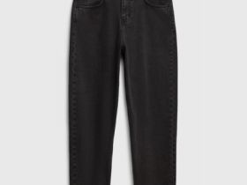 Свободные джинсы Bow, Серый