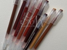 Набор ручек гелевых Languo, 0,6 мм, 9 цветов, телесные темные цвета