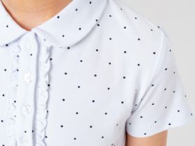 Футболка-поло для девочки