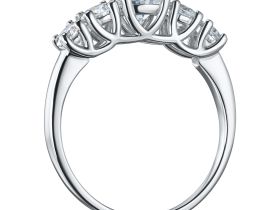 Классическое кольцо из белого золота э4712кц11190030_white