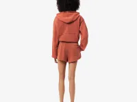 Короткие шорты Lacoste с эффектом стирки