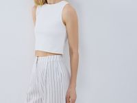 Укороченный топ, Белый