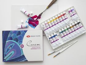 Набор акрила Сонет 24 цв *10 мл, картонная упаковка