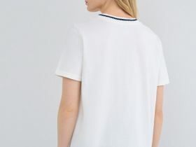 Футболка с вышивкой, Белый