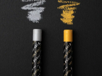 Набор пастели масляная Малевичъ профессиональная, 3 шт серебро и 3 шт золото