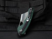 Нож складной Bestech Skirmish, сталь D2, рукоять G10, черно-зеленый