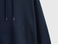 Базовое худи с карманом-кенгуру, Синий