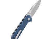 Складной нож QSP Grebe, сталь Sandvik 14C28N, рукоять микарта, синий