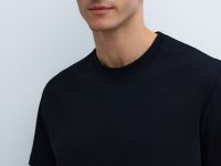 Базовая футболка из хлопка, Черный