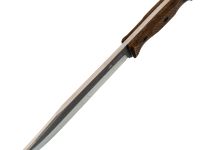 Туристический нож Kizlyar Supreme Bastardo TW, сталь 420HC, рукоять орех