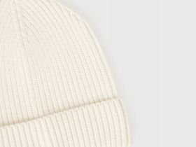 Вязаная шапка для девочек, Белый