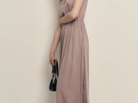 Сарафан макси с поясом на кулиске