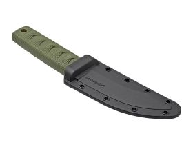 Нож с фиксированным клинком Cold Steel Kyoto II, сталь 8Cr13MoV, рукоять кратон, оливковый