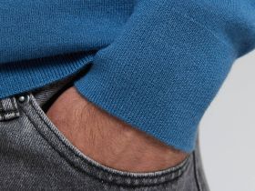 Джемпер-поло с шерстью