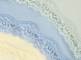 Трусы-бразилиана с кружевом, 3 шт., Желтый