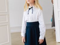 Блузка с длинным рукавом для девочки