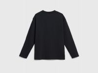 Лонгслив для мальчиков, Черный
