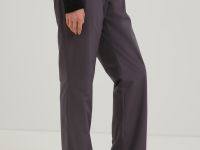 Утепленные брюки прямого силуэта