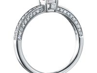 Кольцо из белого золота э0912кц11220012_pink