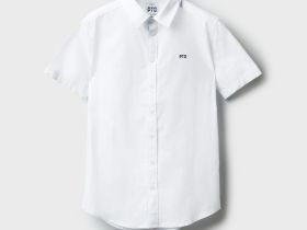 Сорочка текстильная для мальчиков (slim fit)