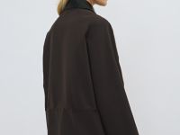 Куртка-рубашка из хлопка, Коричневый