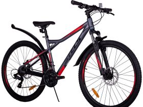 Горный велосипед Stels Navigator 710 MD 27.5 V020, год 2025, цвет Серый-Красный, ростовка 16