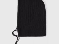 Шапка-капор со шнурком, Черный