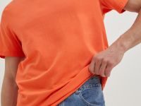 Футболка из хлопка прямого силуэта