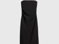 Платье-бюстье со съёмными бретелями, Черный