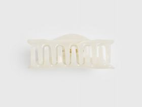 Заколка-краб для волос для девочек, Белый