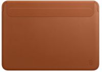 Чехол для ноутбука WIWU Skin New Pro II PU Leather Sleeve для Apple MacBook Pro 14 (2021) (коричневый)