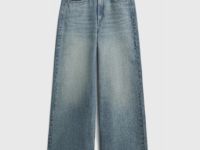 Джинсы со средней посадкой, Голубой