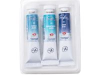 Набор акварели "Белые Ночи" Глубина, 3 тубы x10 мл, пластиковый коррекс