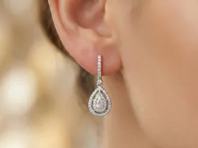 Серьги из белого золота э4012сг11180500