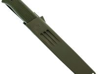 Нож Руз, сталь AUS-8 BlackWash, рукоять эластрон олива