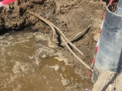 В Гагаринском округе Якутска при проведении дорожных работ повредили электрокабель