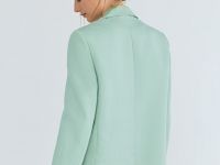 Однобортный жакет, Зеленый