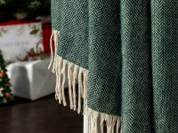 Плед Ines, зеленый