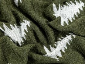 Плед Abete rosso, зеленый